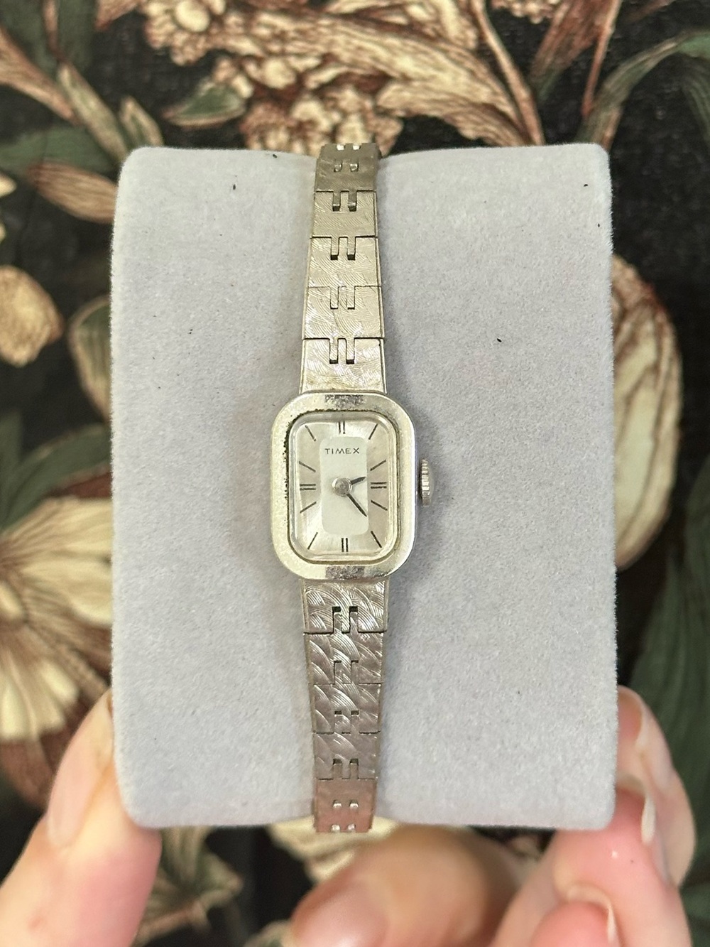 Vintage 1980s Retro Collectible Timex Ladies Stainless Steel Watch